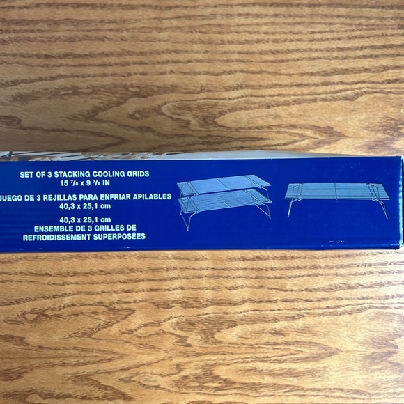 Wilton Folding/Collapsible 3-tier Cooling Racks - New in box. - Picture 3 of 4